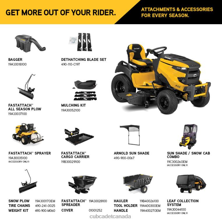 Equipment N4X8R50 Cub Cadet XT2 GX50