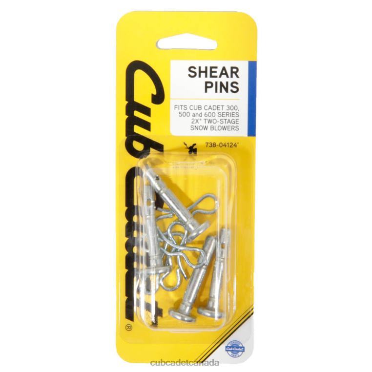 Accessory N4X8R238 Cub Cadet Shear Pin Kit, .25 x 1.5"