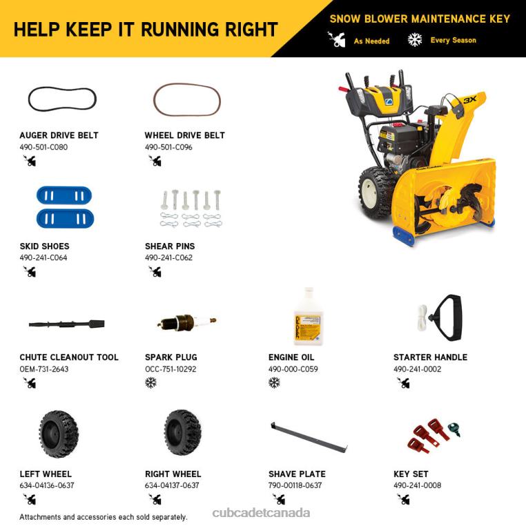 Equipment N4X8R232 Cub Cadet 3X 28